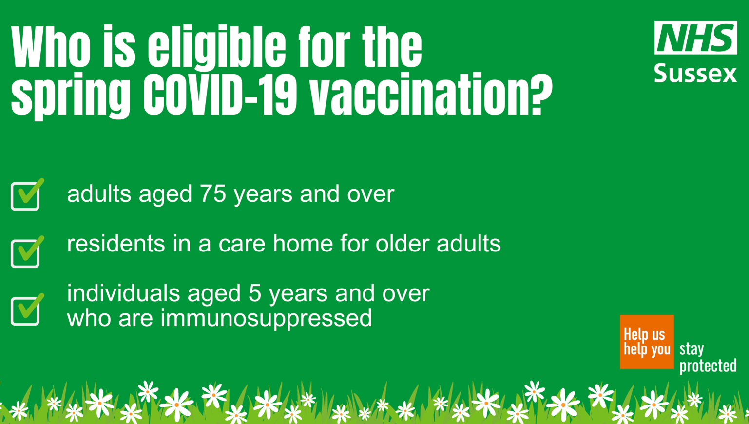 Are you eligible for a Covid Vaccination?